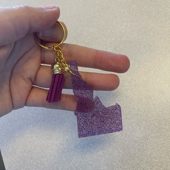 Handmade U.S. State Keychain - Idaho - Picture 2 of 6